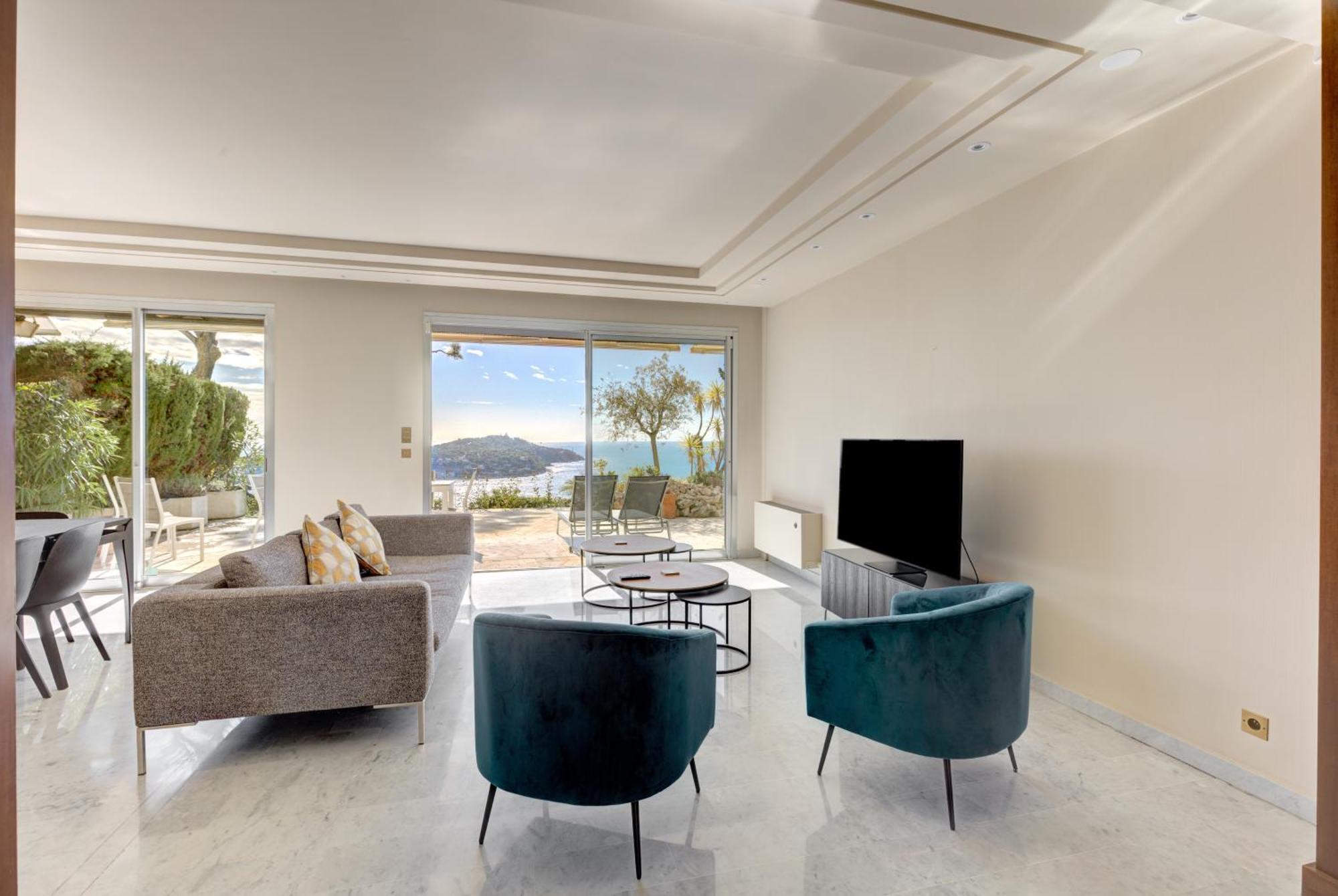 Appartement Giant Terrace On A Stunning View à Villefranche-sur-Mer Extérieur photo